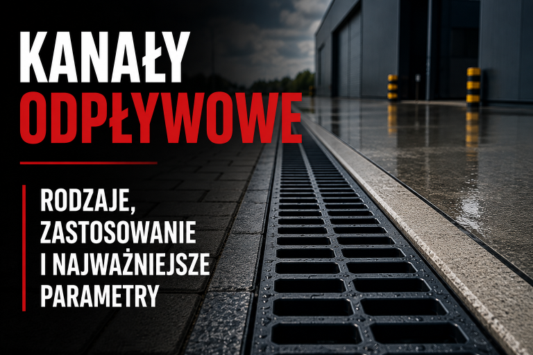 Kanały odpływowe – rodzaje, zastosowanie i&nbsp;najważniejsze parametry
