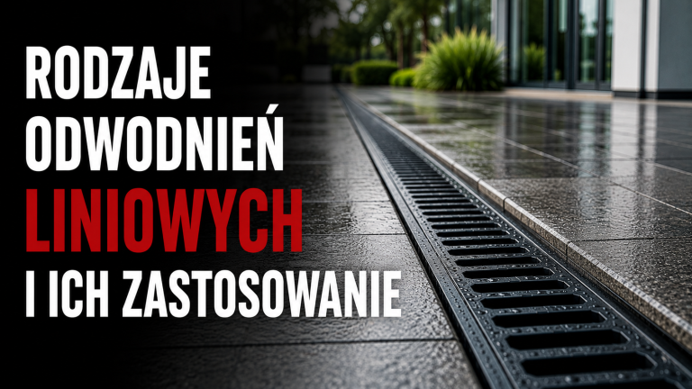 Rodzaje odwodnień liniowych i&nbsp;ich zastosowanie